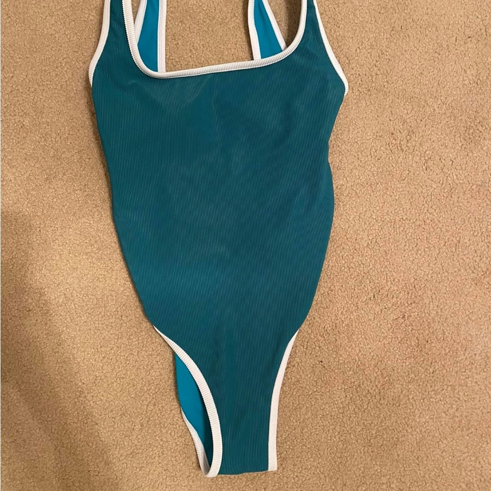 BRAND NEW teal Lainsnow one piece